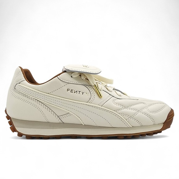 PUMA Fenty x Avanti VL Warm White Shoes Mens 8.5 Leather 398672-02‎ NEW NWOT